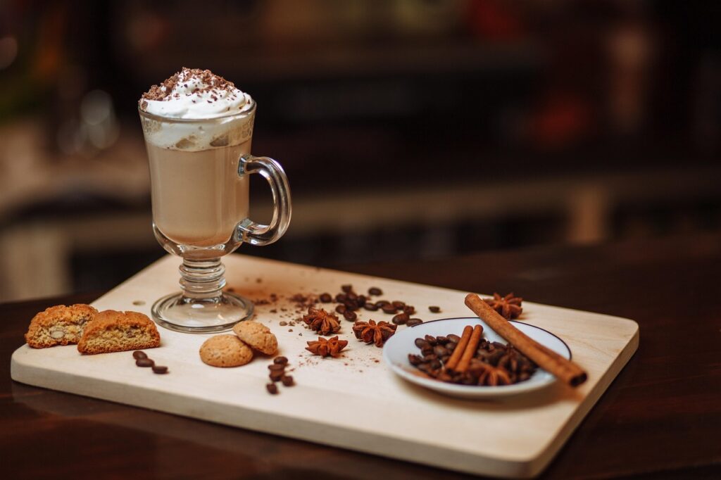 Coffee, Chocolate, Food image. 