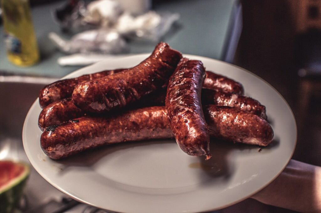  Spicy Sausage and Pepper Skillet