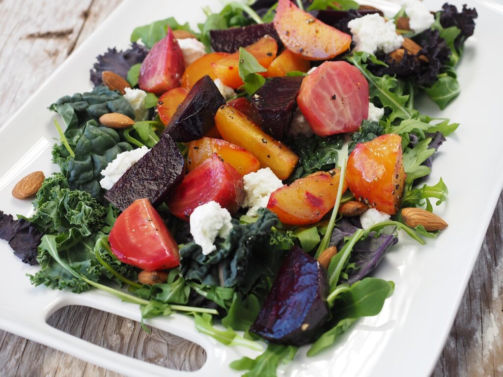 Beet, Goat Cheese, and Arugula Salad