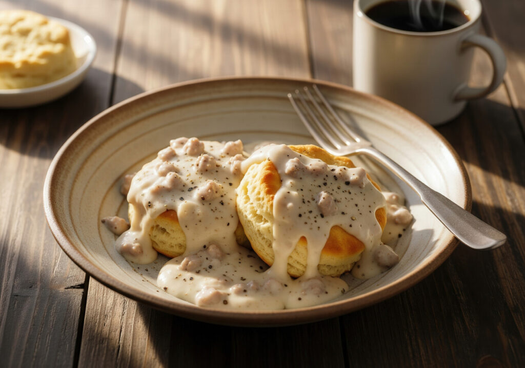 Biscuits and Sausage Gravy