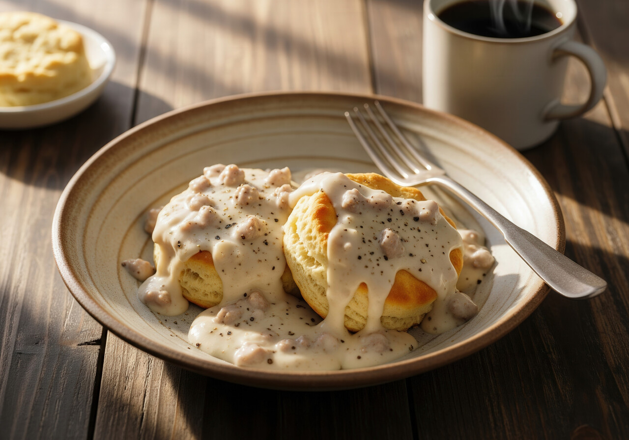 Biscuits and Sausage Gravy