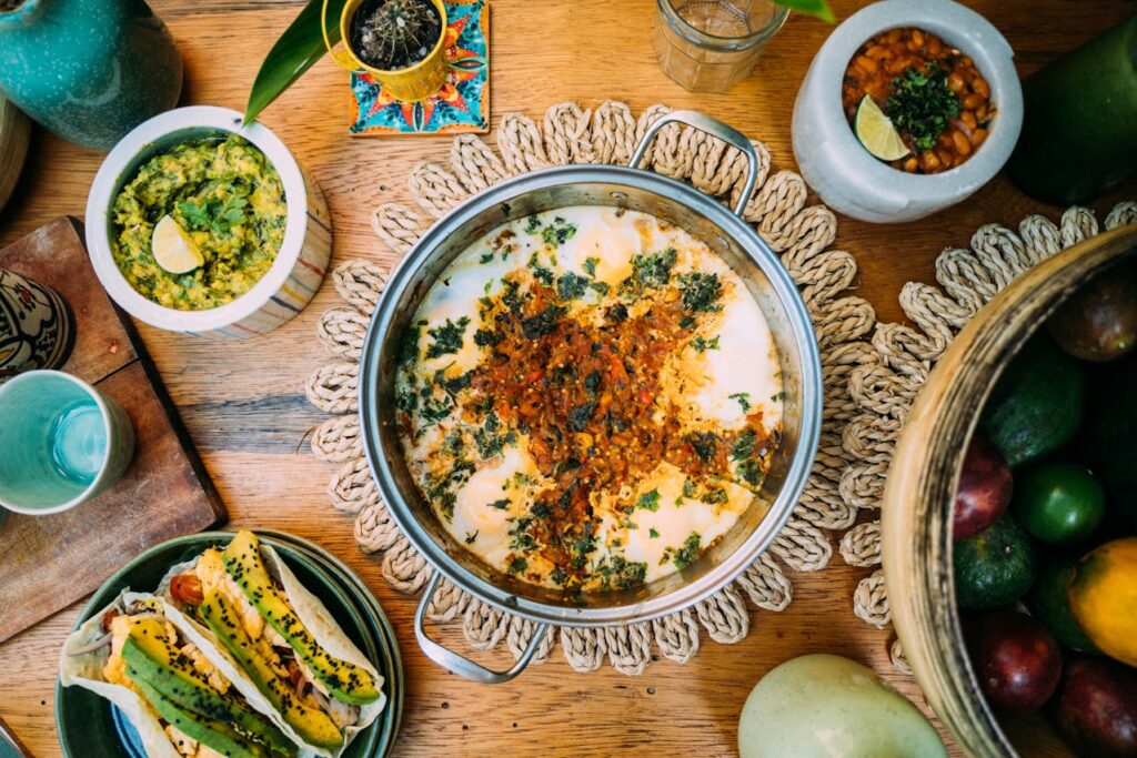 Variety of Foods on the Table