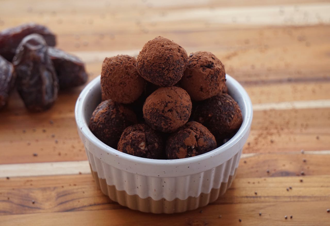 Spiced Rum Chocolate Truffles