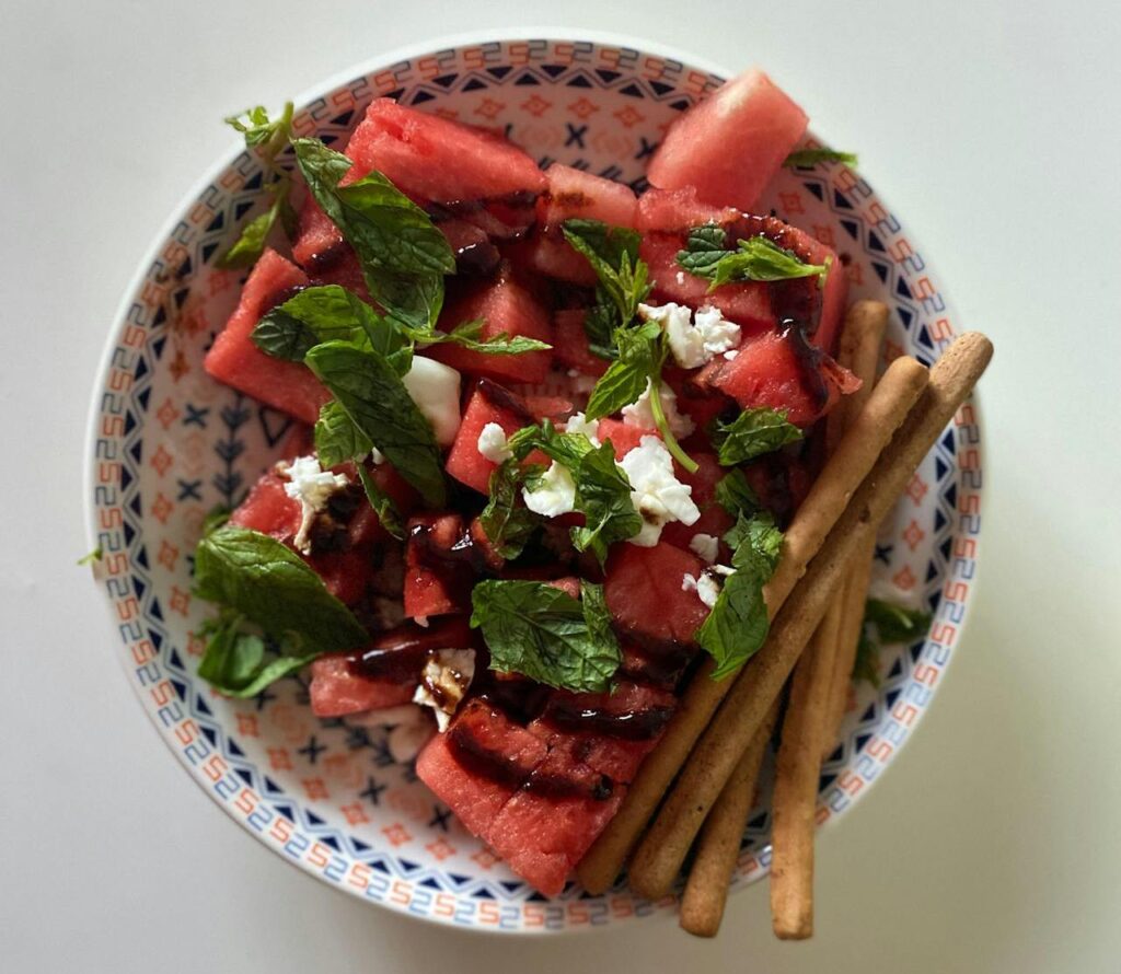 Watermelon and Mint Salad