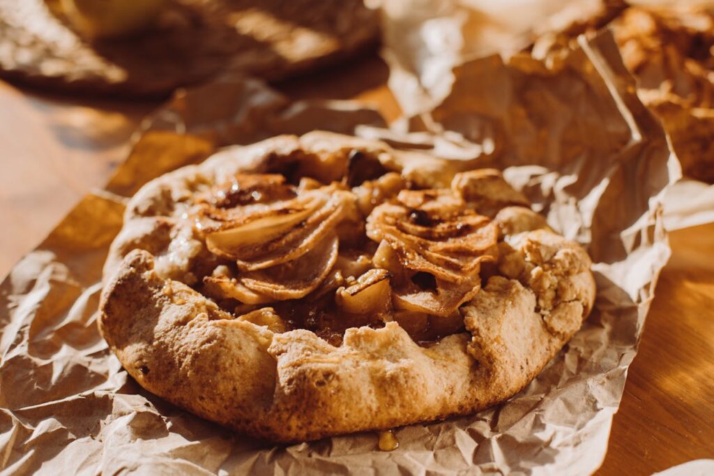 Caramel Apple Galette