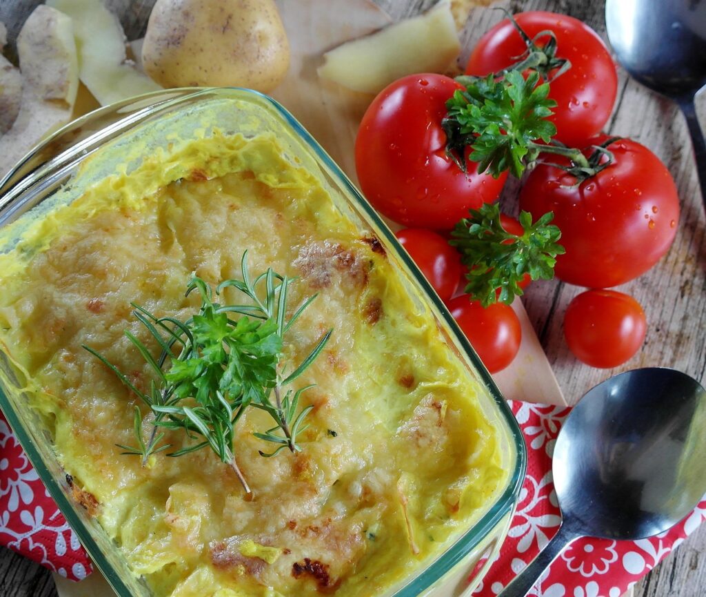 Potato casserole, Potato gratin, Gratin image.