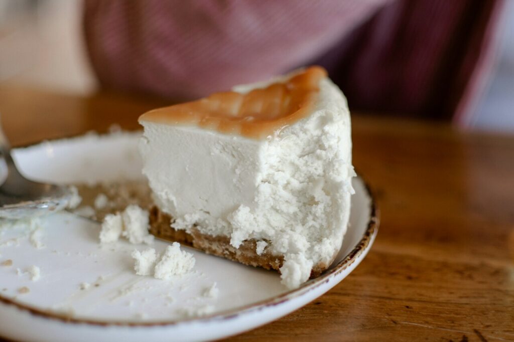 Undercooked Cheesecake