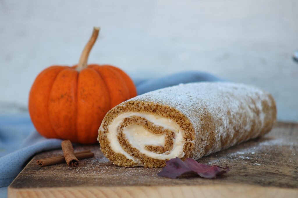 Haunted Pumpkin Roll
