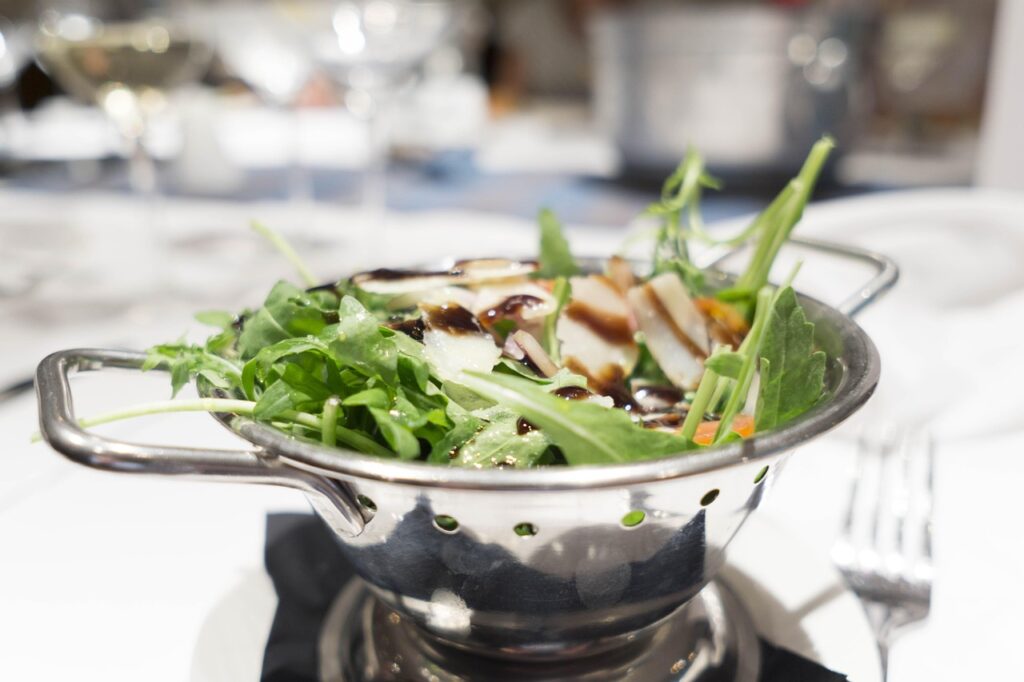 Arugula-Parmesan Salad with Lemon Vinaigrette