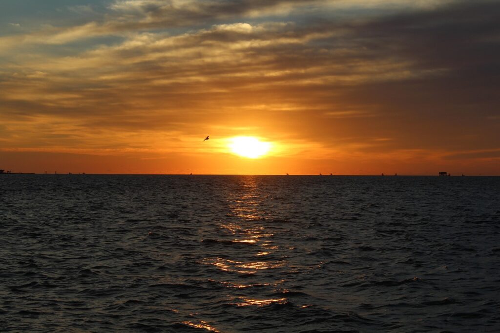 Saturday, Sunrise, Coastal image.