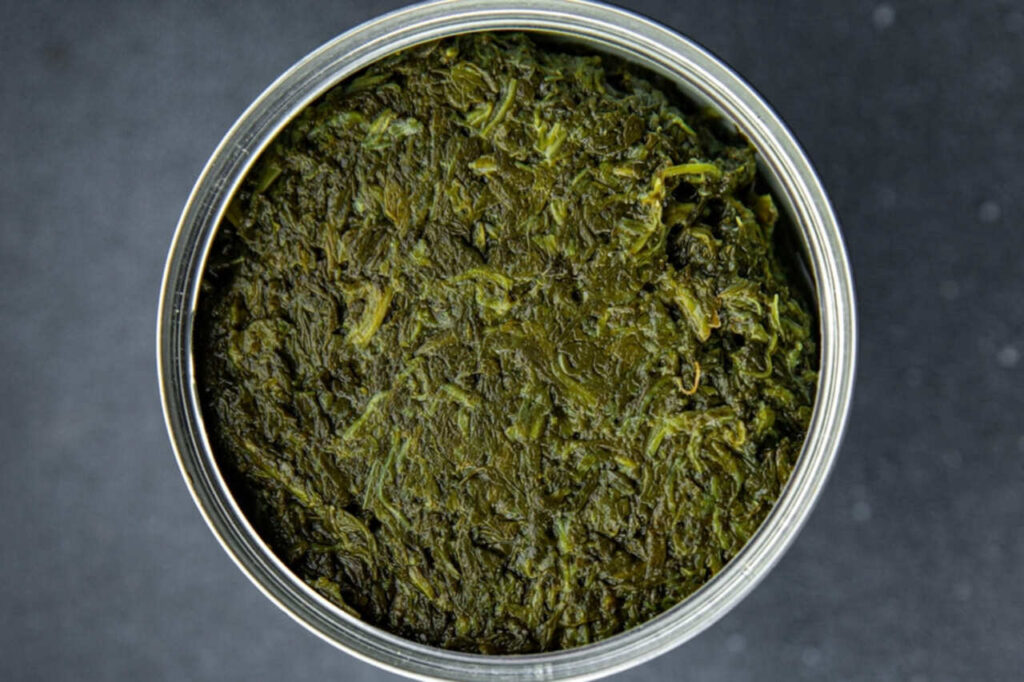 Canned Spinach
