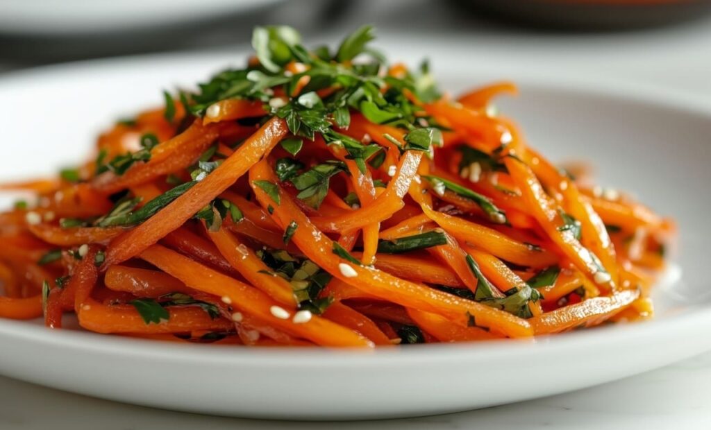 Shaved Carrot and Herb Salad