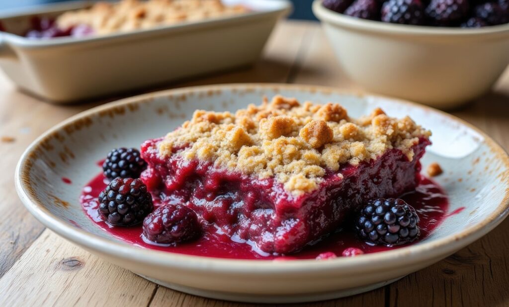 Blackberry Sage Cobbler