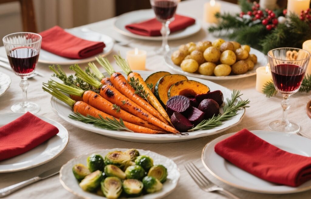 Roasted carrot and fennel bundles are subtly sweet with a hint of anise flavor