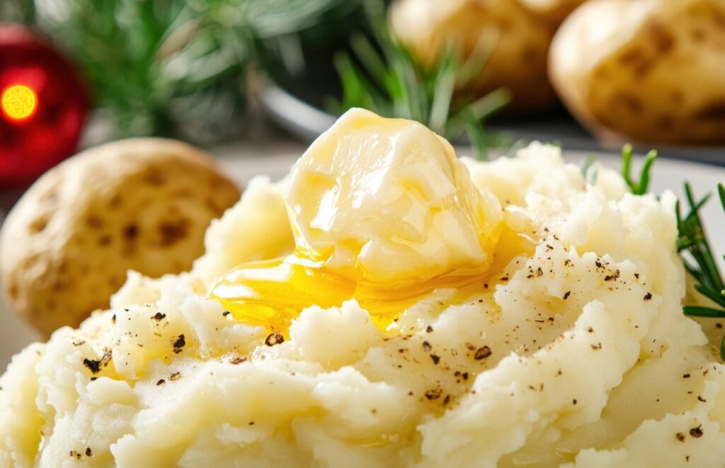 Garlic Butter Smashed Potatoes