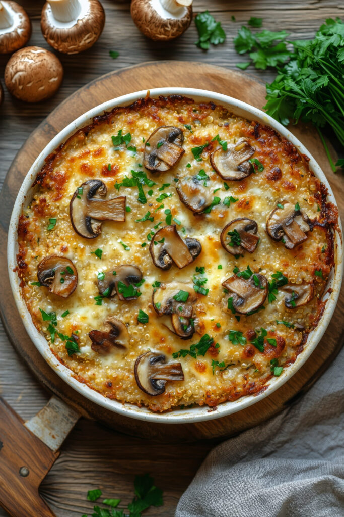 Wild Rice and Mushroom Casserole