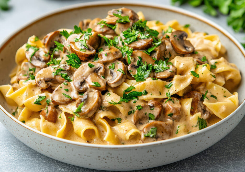 Mushroom Stroganoff