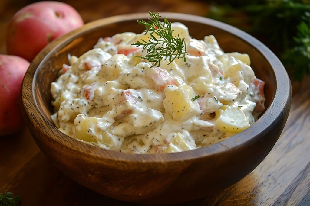 Creamy Potato Salad with Dijon Dressing