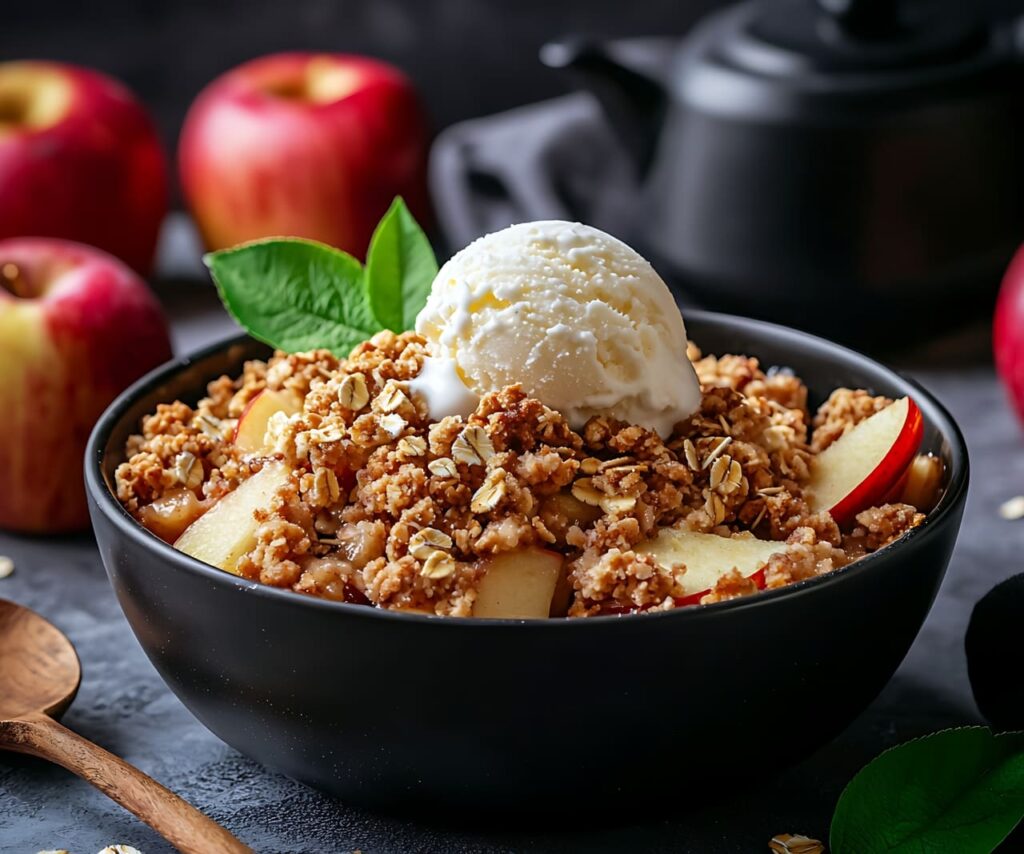  Apple Crisp with Oat Topping