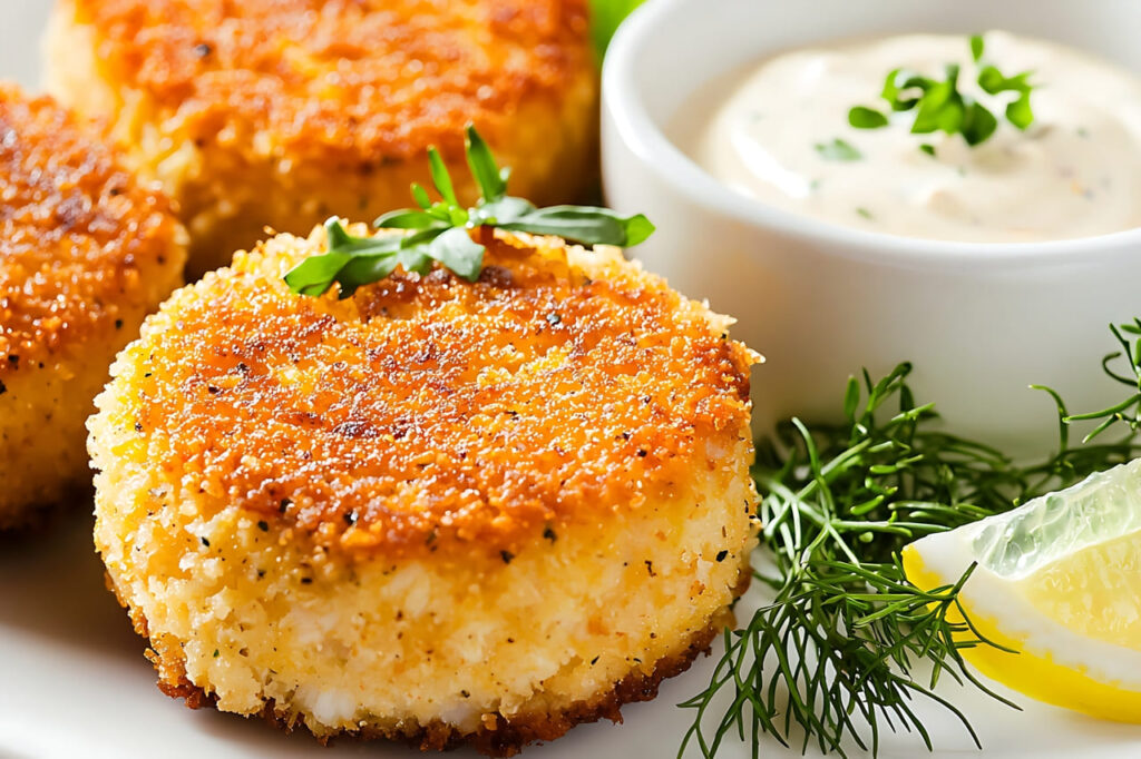 Mini Crab Cakes with Lemon Aioli