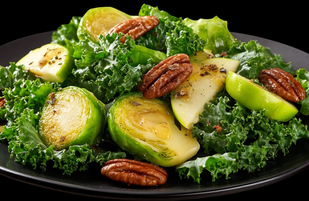 Roasted Brussels Sprouts with Apples