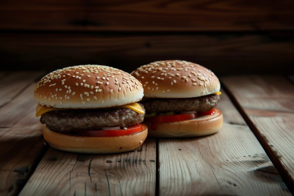 pierre signatures angus cheeseburgers