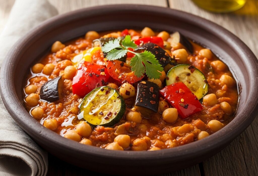 Eggplant and Chickpea Stew
