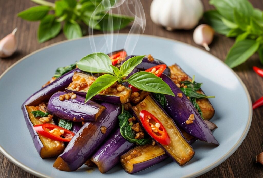 Eggplant Stir-Fry with Soy and Ginger
