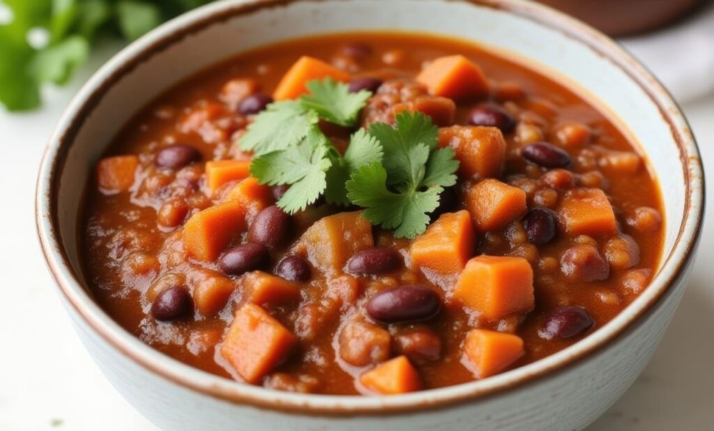 Smoky Lentil and Sweet Potato Chili