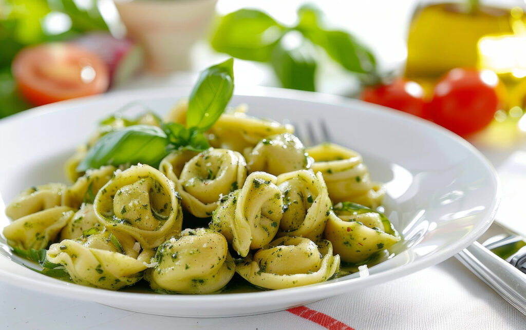 Pesto Tortellini Salad