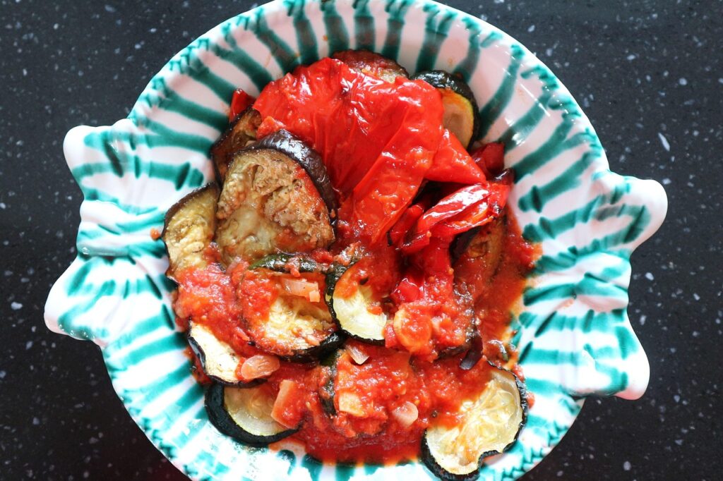 Ratatouille with Fresh Garden Vegetables