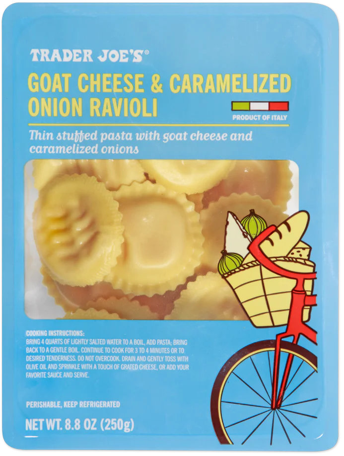 Goat Cheese & Caramelized Onion Ravioli
