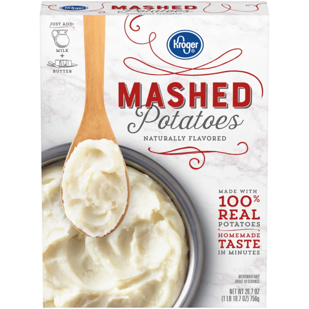 Kroger Store Brand Mashed Potatoes