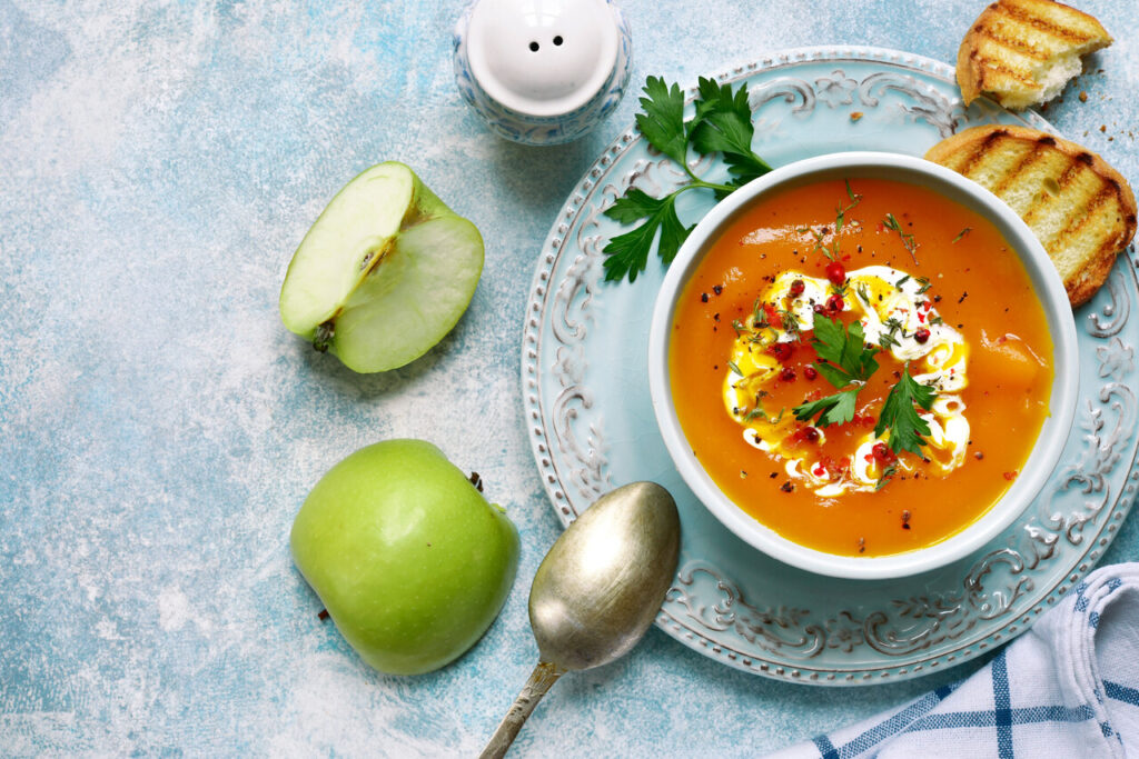 Apple, Carrot, and Ginger Soup