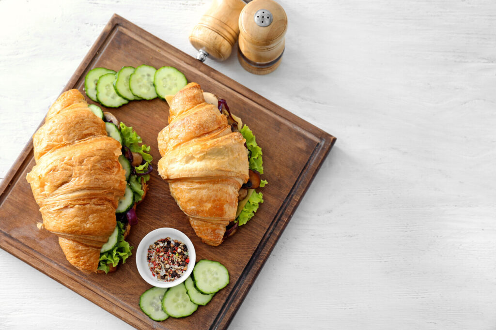 Classic Chicken Salad Croissant Sandwiches