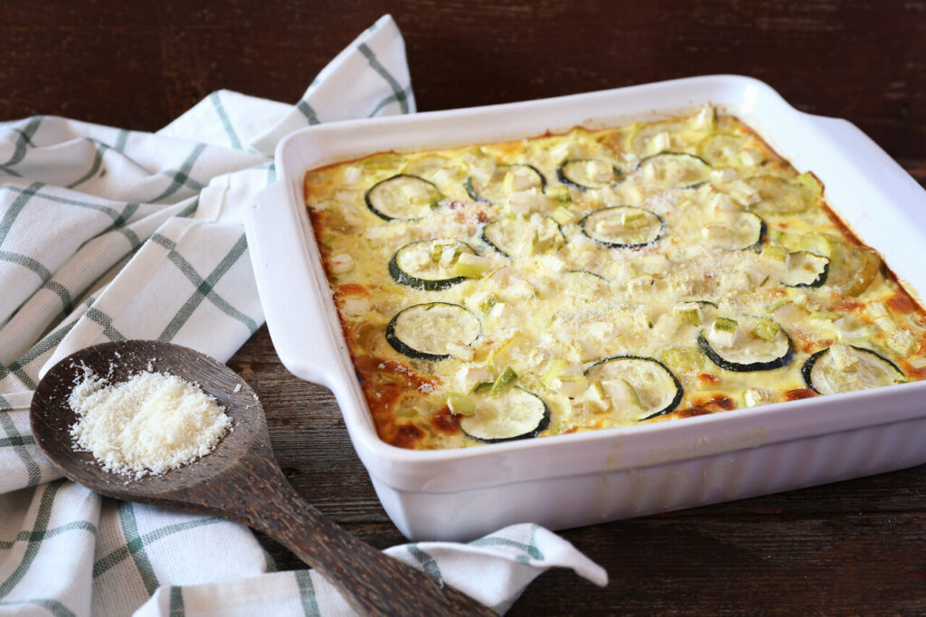 Zucchini Parmesan Bake