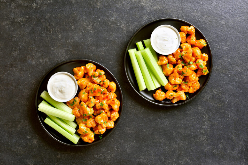Buffalo Cauliflower Bites