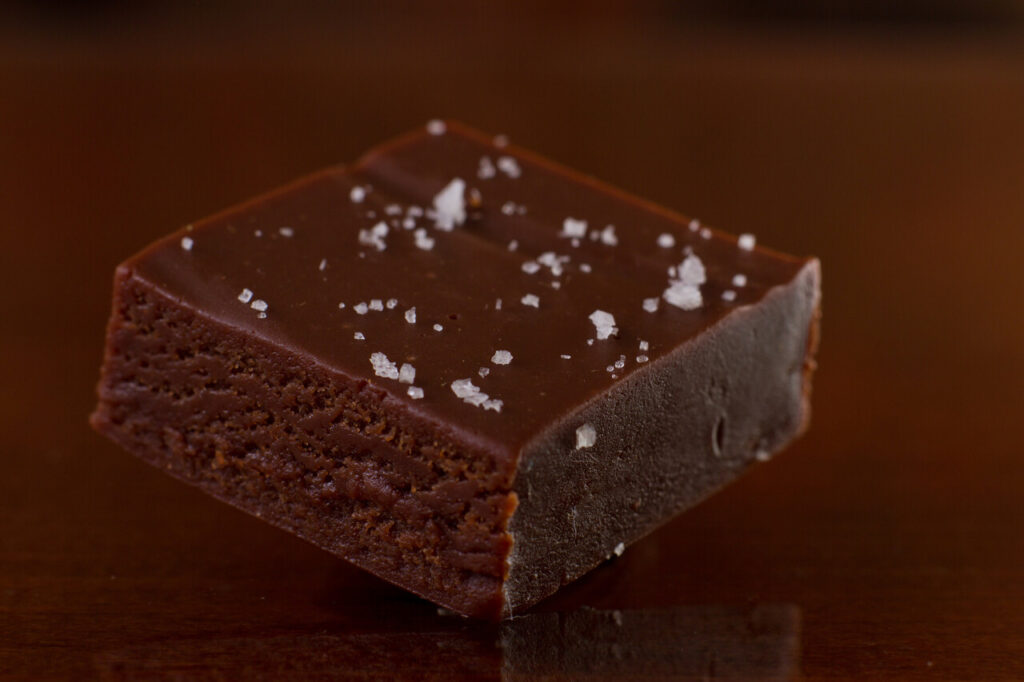 Dark Chocolate Sea Salt Fudge