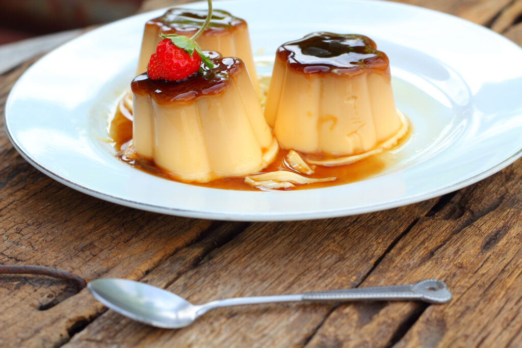 Mini Caramel Pudding Pots