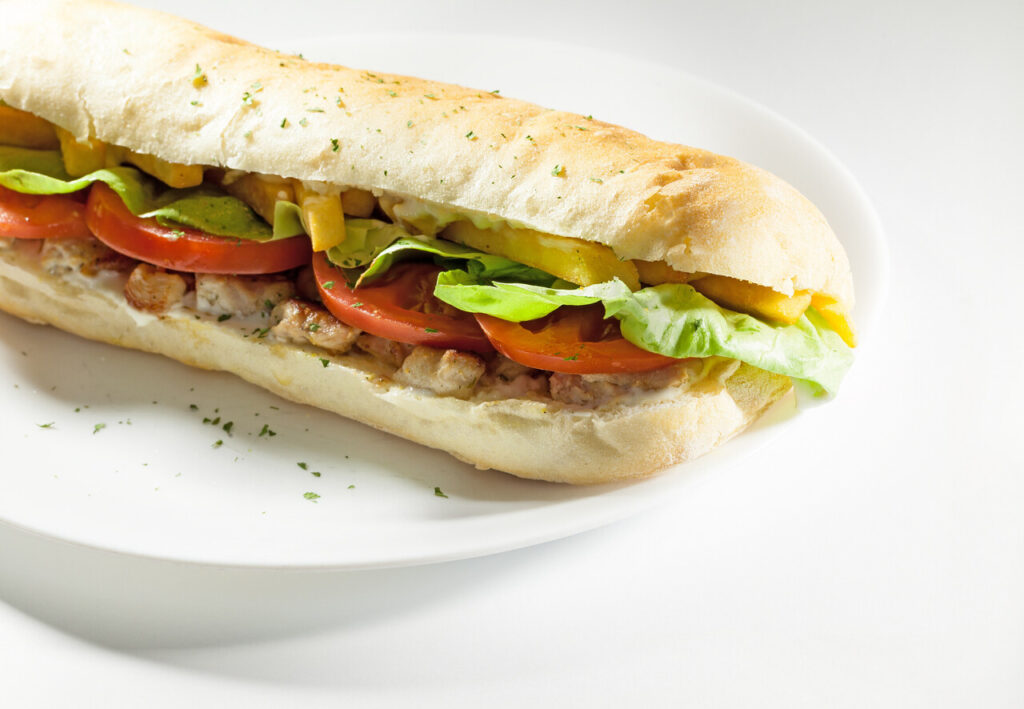  Hot Italian Sub with Toasted Peppers