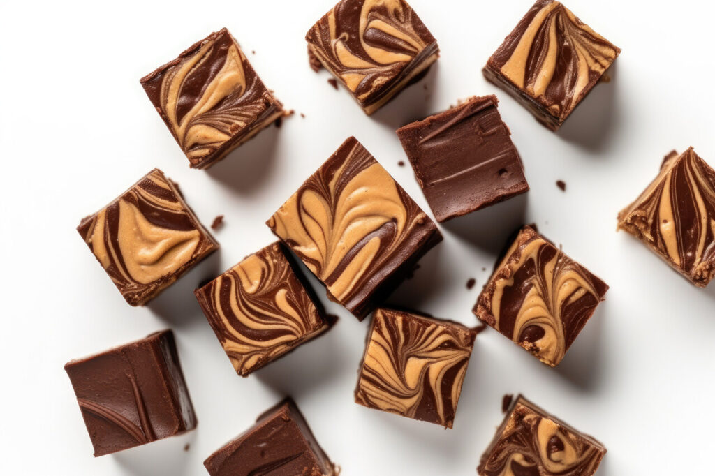 Peanut Butter Swirl Fudge