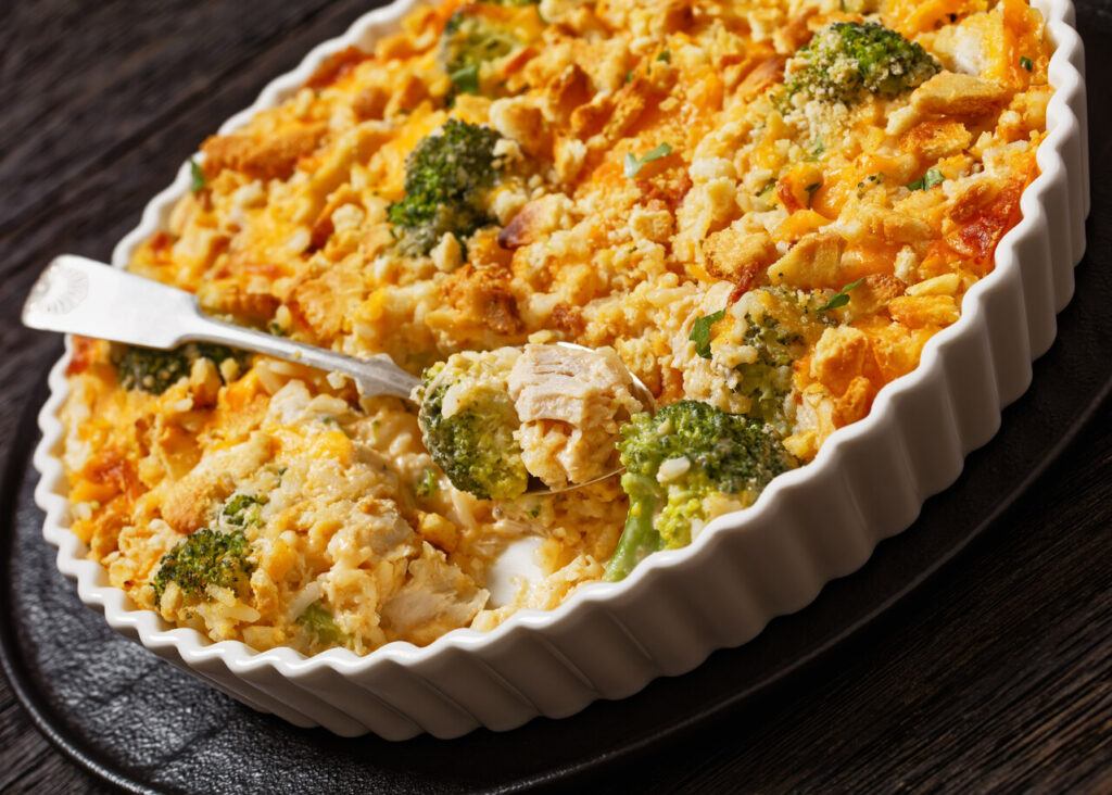 Cheesy Chicken and Broccoli Bake