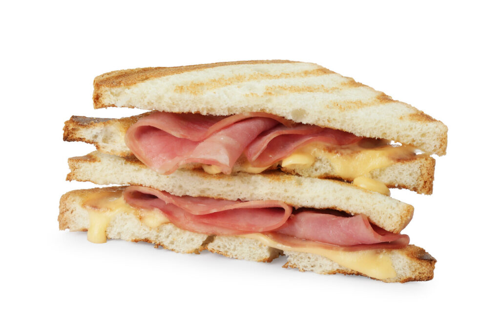 Ham and Pineapple Pressed Sandwich