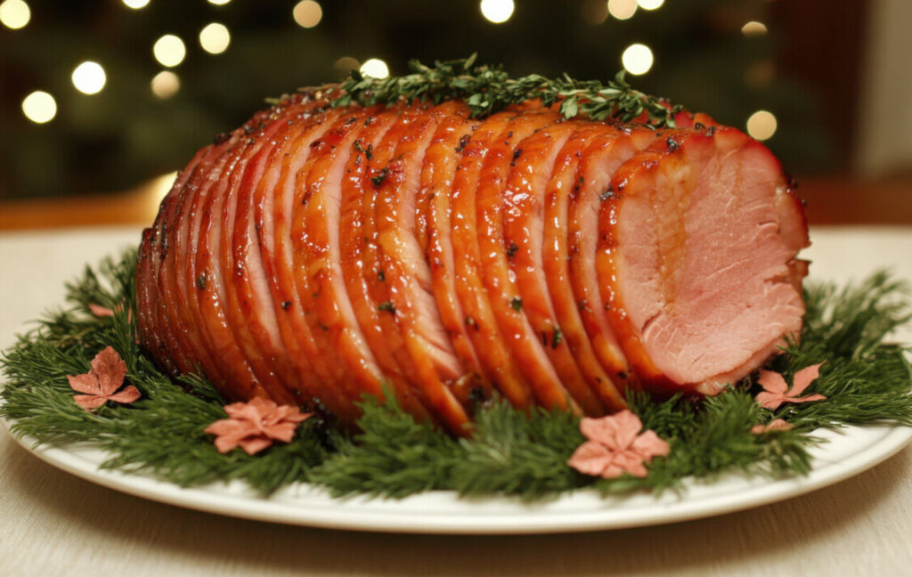 Honey Glazed Ham Slices