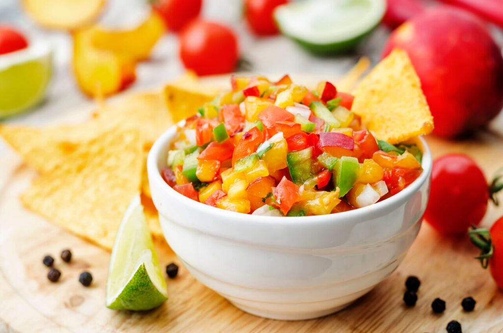 peach salsa