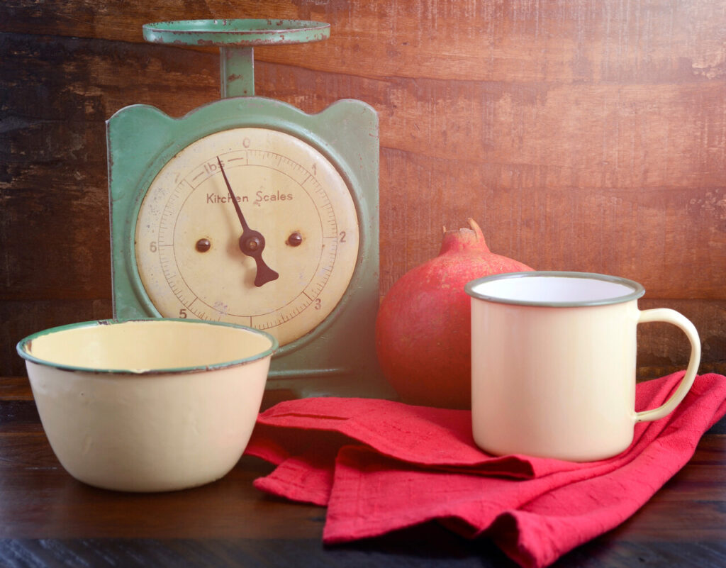 Tin Pantry Scale