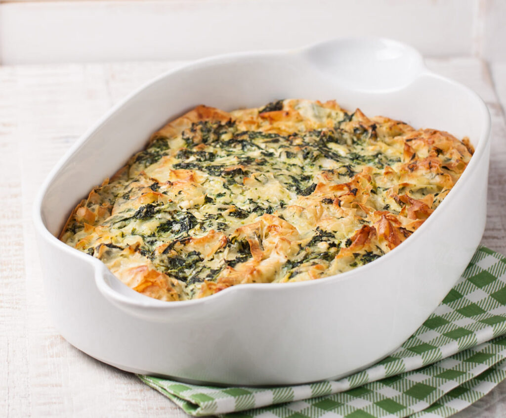 Sweet Potato and Kale Gratin