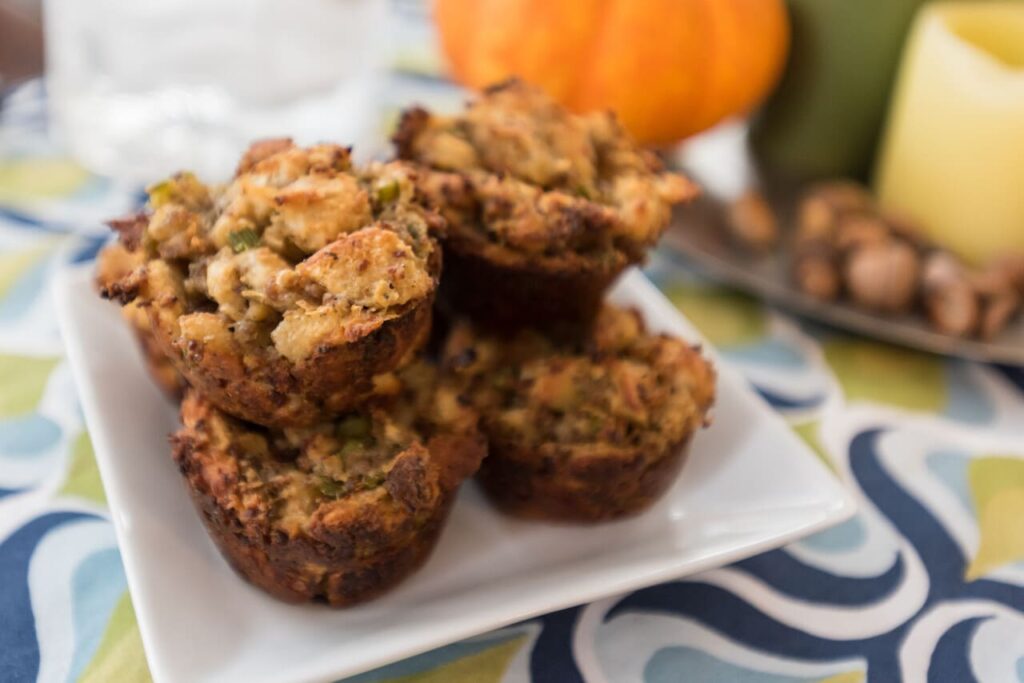 Mini Stuffing Muffins