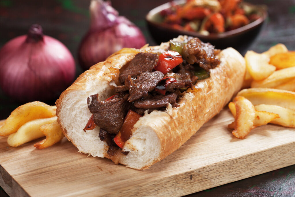 Philly Cheesesteak Style Roll