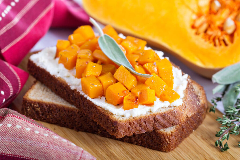 Butternut Squash Crostini